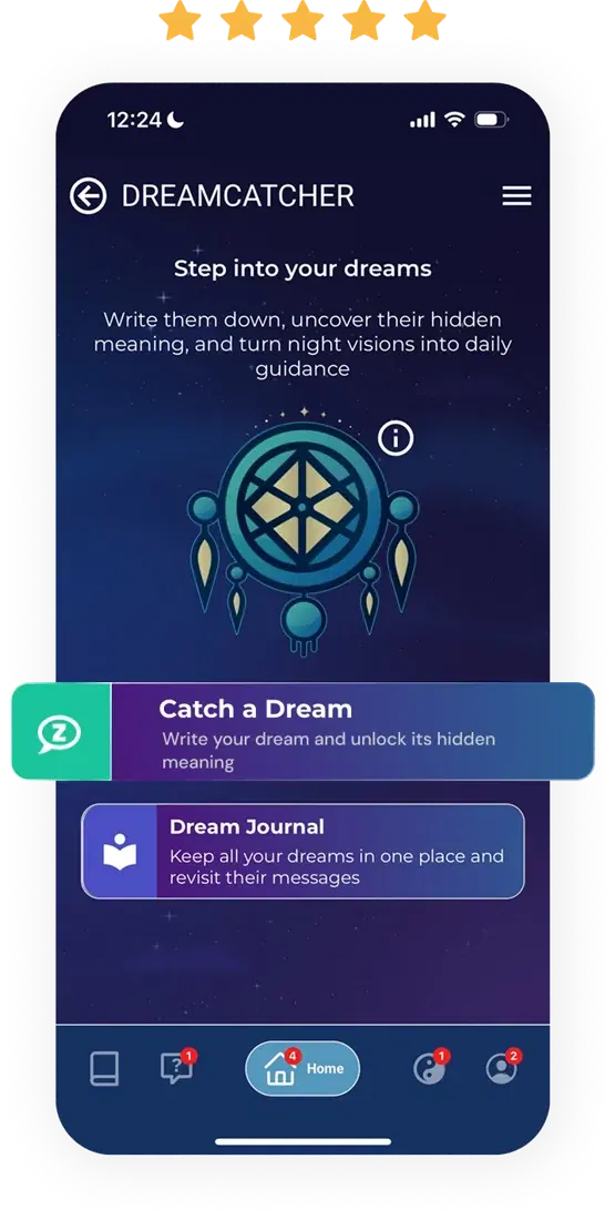 Dreamcatcher screen in the TetraOm app